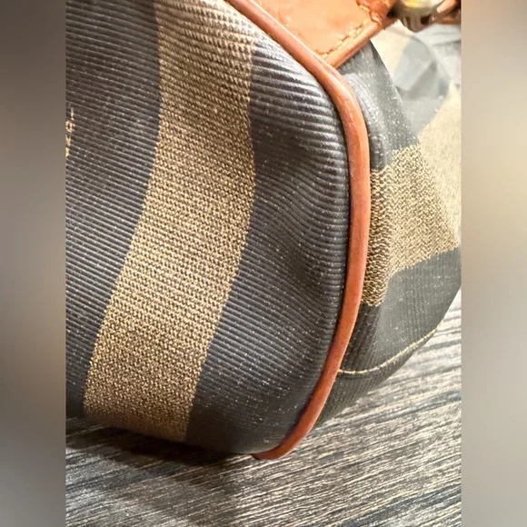 Vintage-Authentic Fendi Backpack -  Pequin pattern from the early to mid 90s - Picture 10 of 14